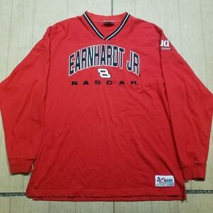 VTG Chase Authentics Dale Earnhardt Jr Crewneck Sweater XL Red #8  Long Sleeve .